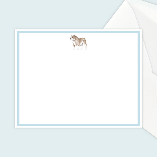 English Bulldog Stationery